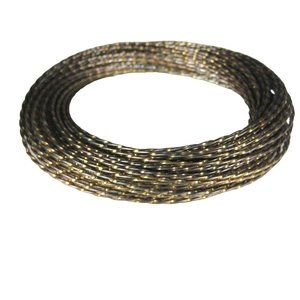 Multi  Strand  Bangle Bracelet 10 In Goldtone Jewelry Women Metal Wire